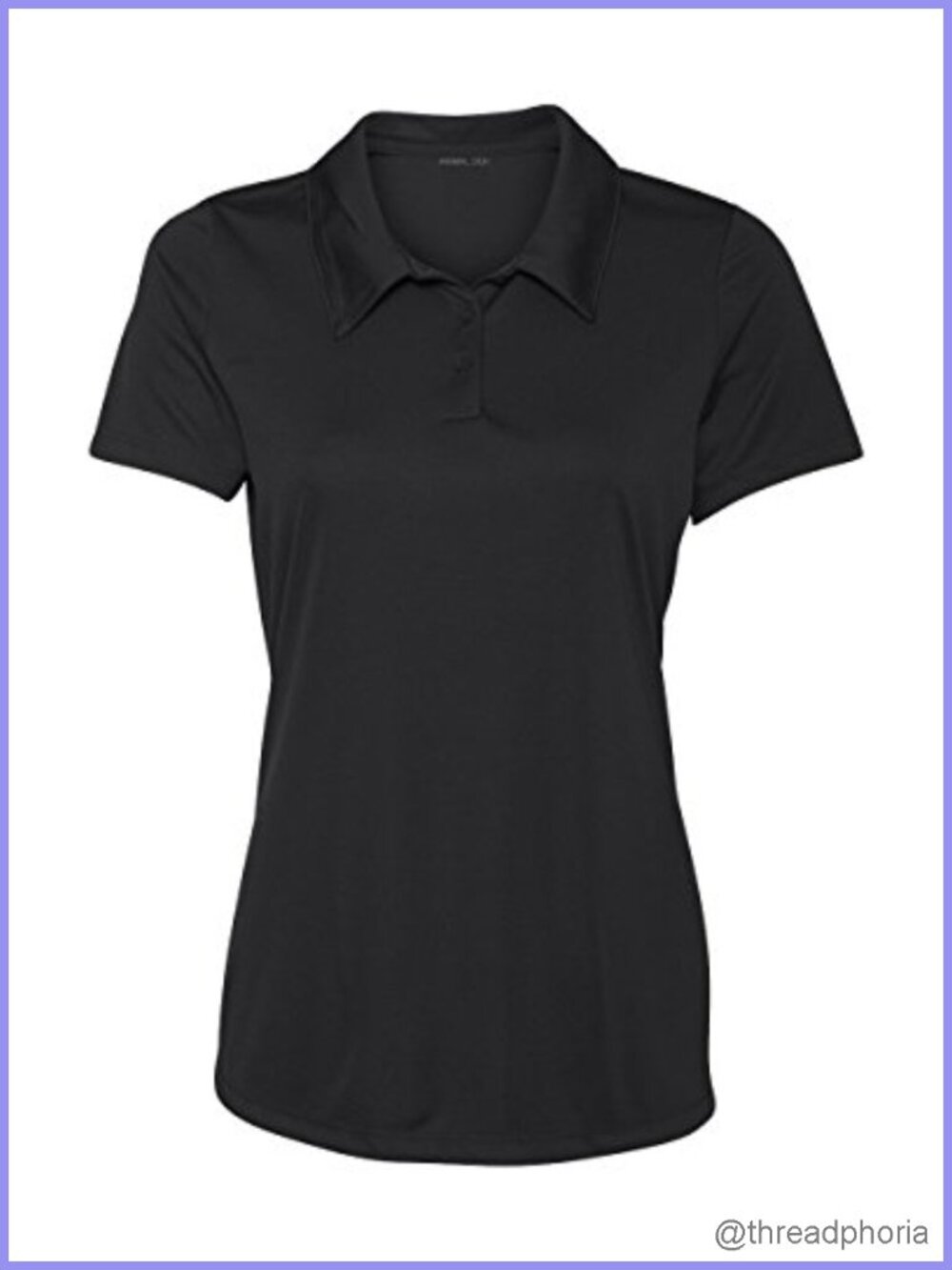 Women's 3-Button Performance Golf Polo Shirts Dry-Fit Polyester Short Sleeve 20